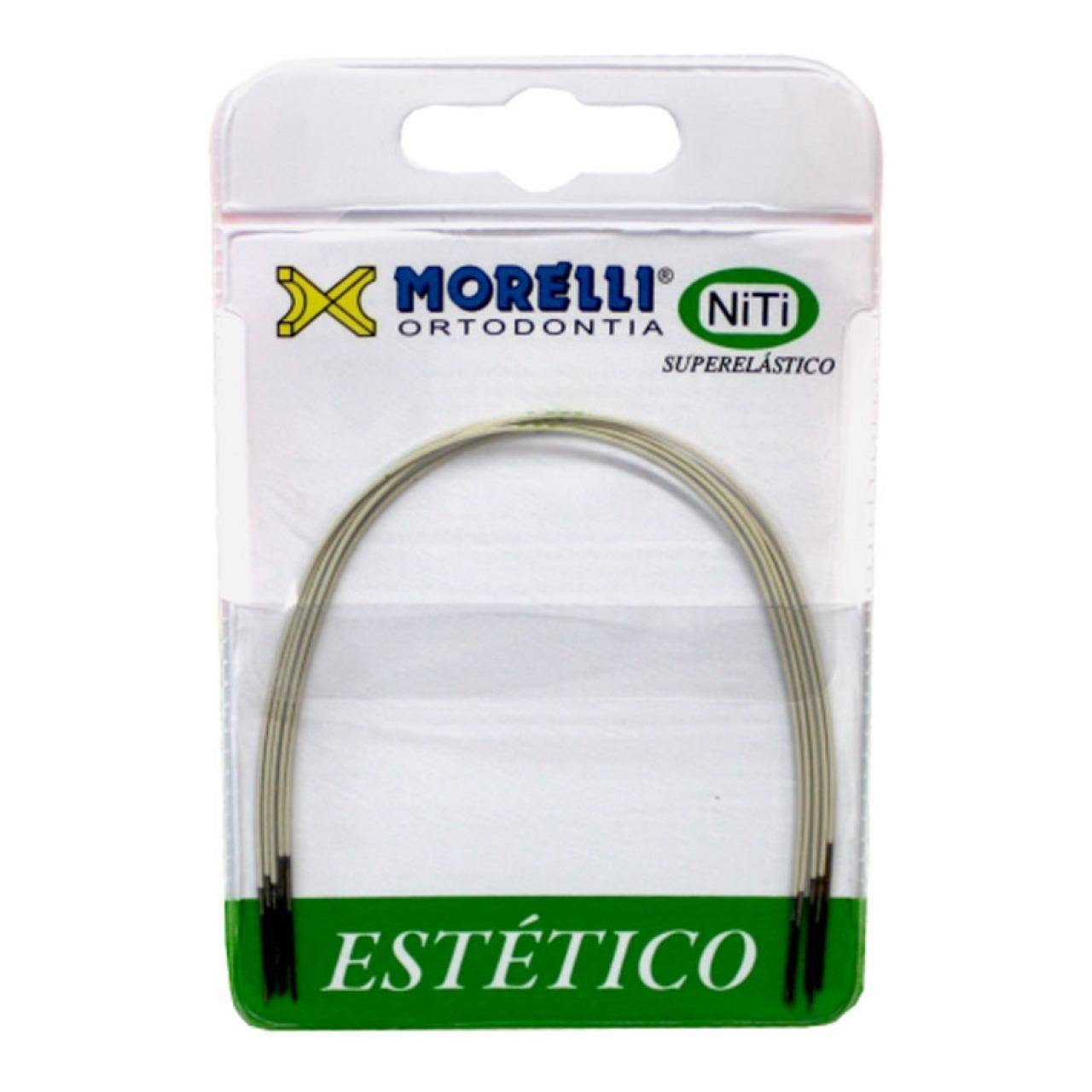 ARCO NITI MÉDIO SUPERELÁSTICO ESTÉTICO 0.019 X 0.025 - REF. 50.72.037