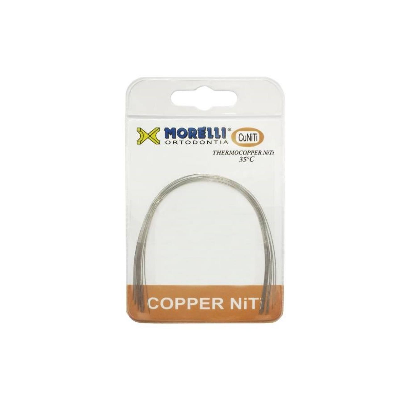 ARCO COPPER NITI 35ºC RETANGULAR 014X025 INFERIOR- REF 50.72.150 - MORELLI