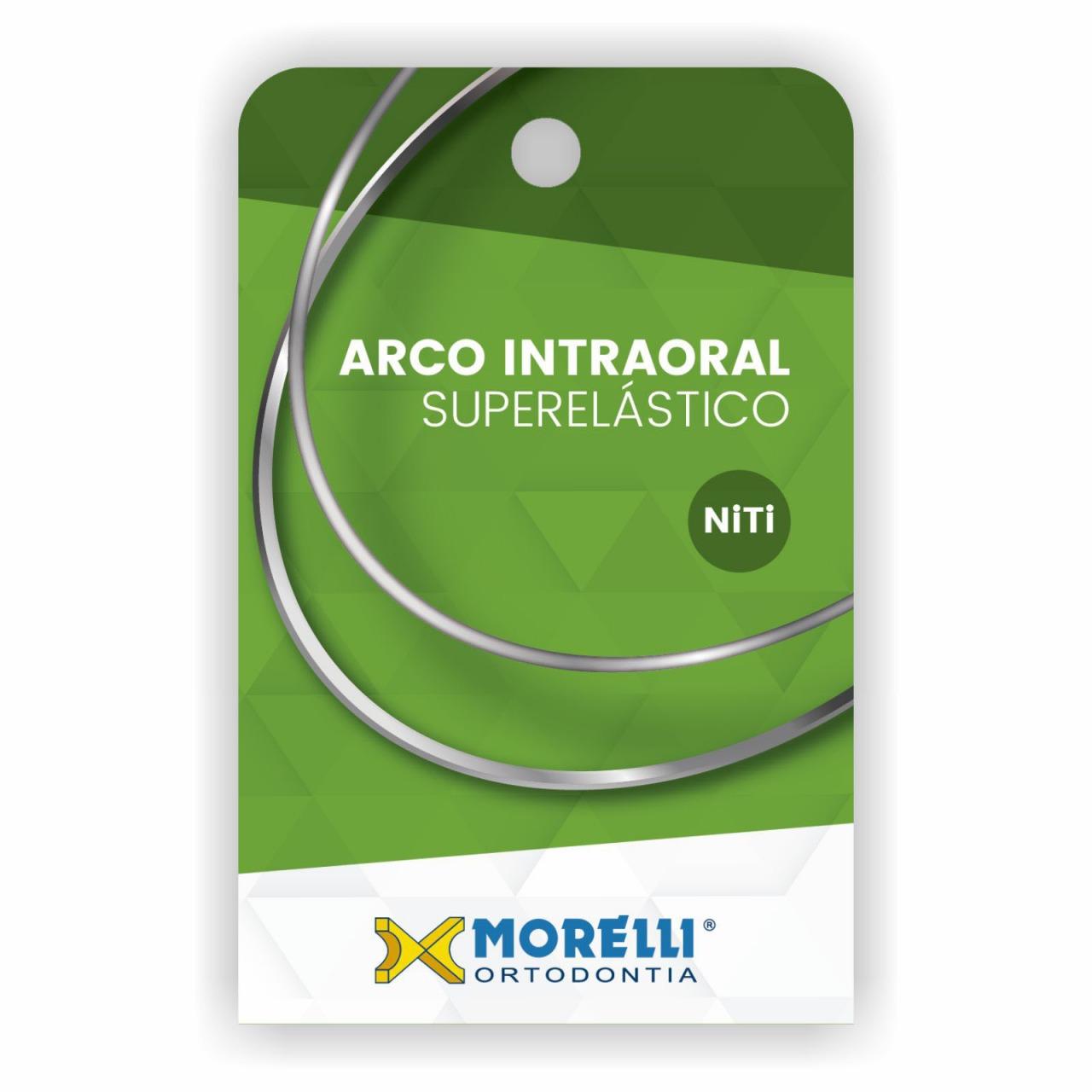 ARCO NITI CURVA REVERSA SPEE SUPERELÁSTICO MÉDIO REDONDO 0.016 - REF. 50.70.023 - MORELLI